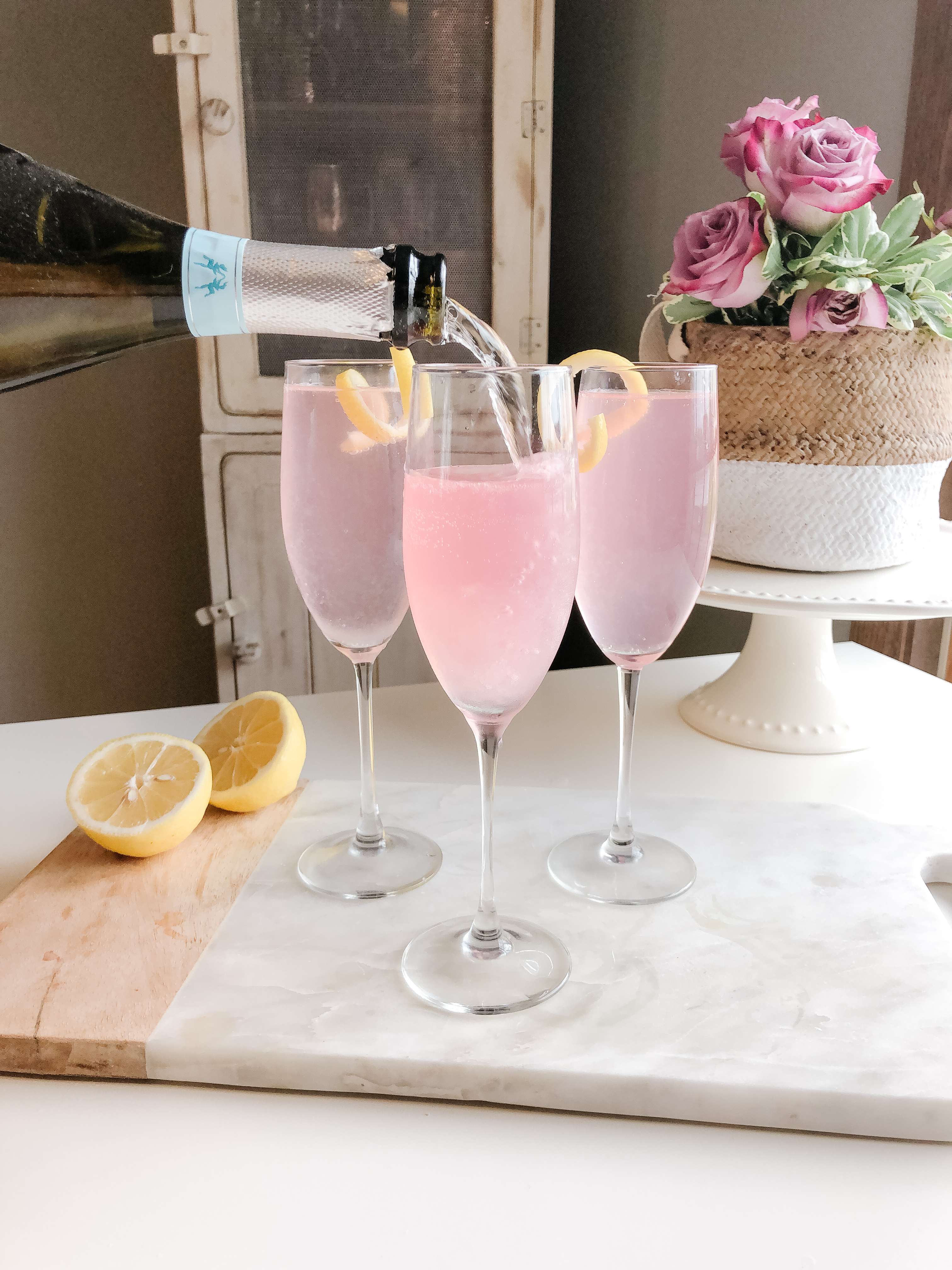 My French 75 Cocktail Recipe - Topknots &amp; My Thoughts